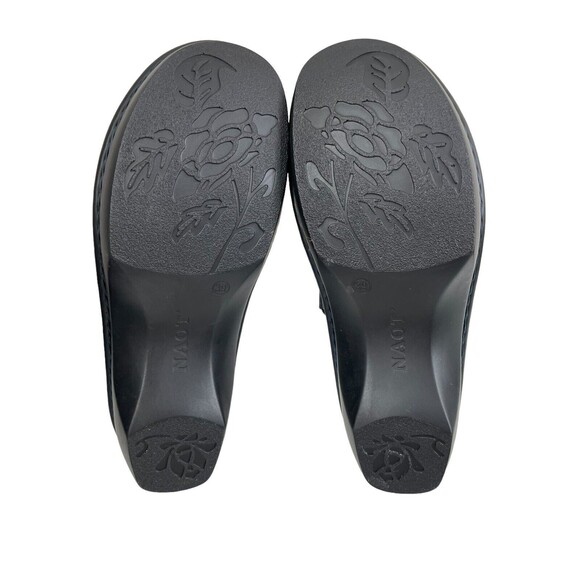 Naot Women's Quito Wedge Leather Blue Sandal Strappy Sz 8.5 - Picture 6 of 7